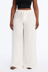 Women's Wide Leg Linen Pants | Yvezi — 21