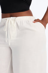 Women's Wide Leg Linen Pants | Yvezi — 22