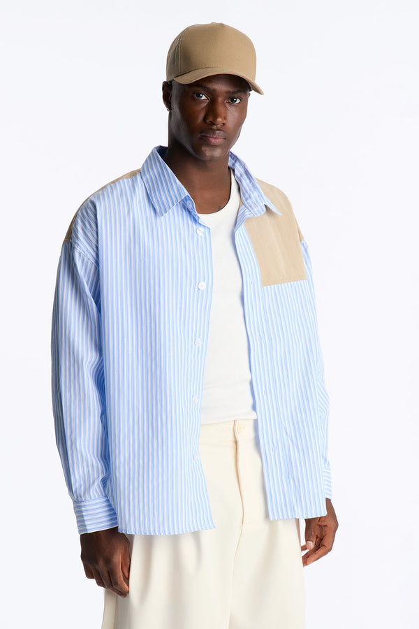 Men's Striped Shirt — Long Sleeve | Yvezi — 1