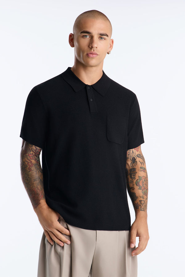 Men's Polo Shirt — Button Down, Short Sleeve | Yvezi — 1