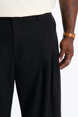 Men's Pleated Wide Leg Pants | Yvezi — 6