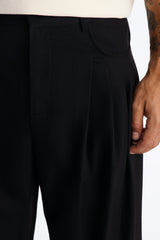 Men's Pleated Wide Leg Pants | Yvezi — 2