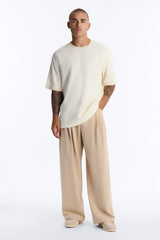Men's Pleated Wide Leg Pants | Yvezi — 21