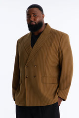 Men's Striped Blazer — Double Breasted | Yvezi — 5