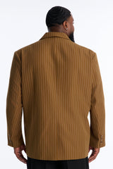 Men's Striped Blazer — Double Breasted | Yvezi — 8