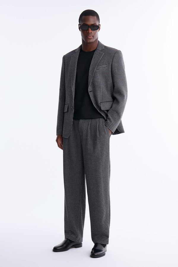 Men's Houndstooth Pants — Relaxed Fit | Yvezi — 1