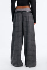 Women's Belted Wide Leg Pants | Yvezi — 4