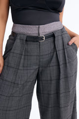 Women's Belted Wide Leg Pants | Yvezi — 7