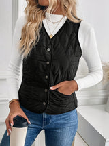 Elowen | Women's Reversible Borg & Quilted Gilet — view 6
