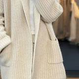 Séverine | Women's Textured Longline Cardigan — view 3