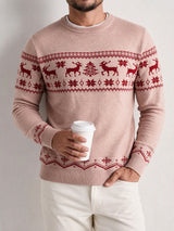 Men's Long Sleeve Jumper in Multicolour, product image 4