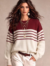 Women's Crew Neck Jumper in Multicolour, product image 1