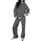 Seralyn | Women's Striped Two-Piece Lounge Set — view 12