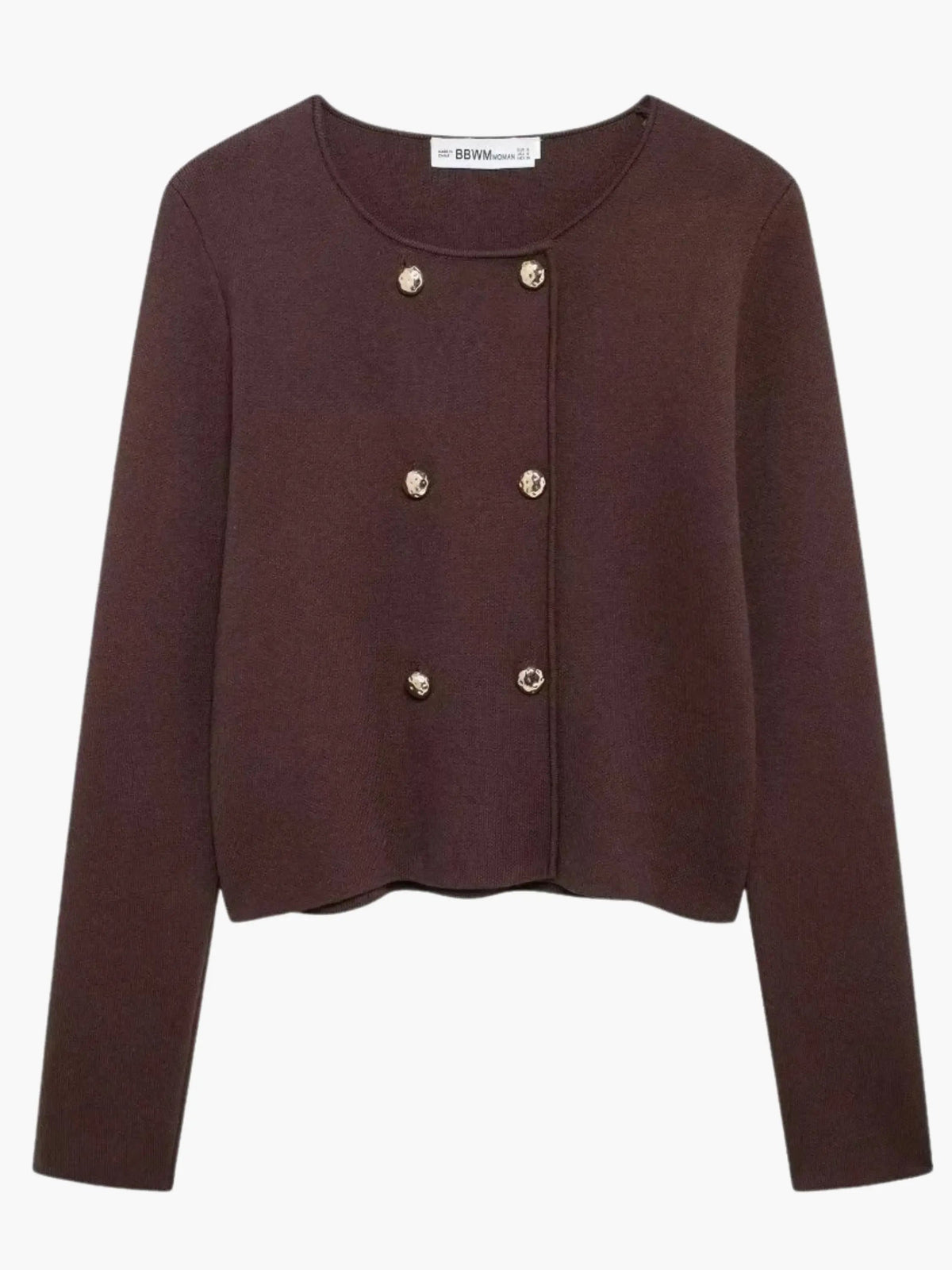 Women's Double Breasted Knit Cardigan | Button Front — view 1