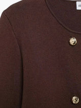Women's Double Breasted Knit Cardigan | Button Front — view 3