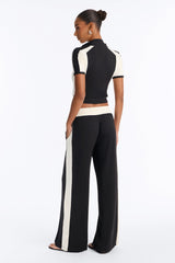 Women's Matching Pants Set — Short Sleeve | Yvezi — 4