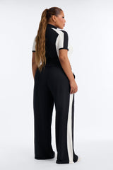 Women's Matching Pants Set — Short Sleeve | Yvezi — 8