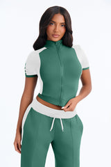 Women's Matching Pants Set — Short Sleeve | Yvezi — 10