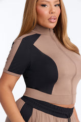 Women's Matching Pants Set — Short Sleeve | Yvezi — 23