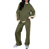 Seralyn | Women's Striped Two-Piece Lounge Set — view 10