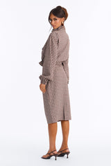 Women's Check Matching Skirt Set | Yvezi — 4