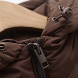 Delphine | Chevron Quilted Hooded Jacket — view 8