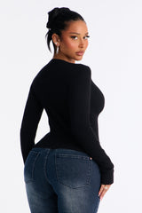 Women's Viscose Cardigan — Long Sleeve, Crew Neck | Yvezi — 4