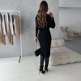 Women's Knitted Jumper & Skirt Two-Piece Set — view 6