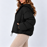 Perdita | Women's Oversized Puffer Jacket with High Collar and Pockets Winter Coat — view 2