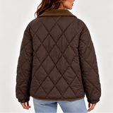 Sorrel | Women's Quilted Puffer Jacket with Corduroy Collar — view 3