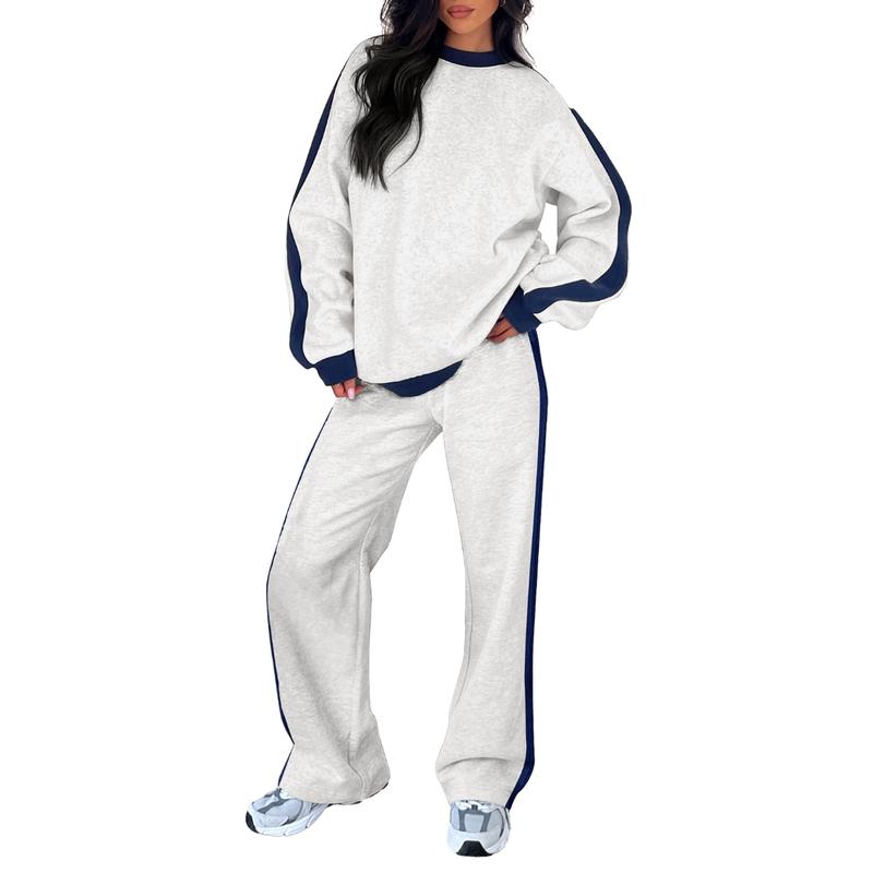 Seralyn | Women's Striped Two-Piece Lounge Set — view 1