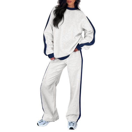 Seralyn | Women's Striped Two-Piece Lounge Set — view 1