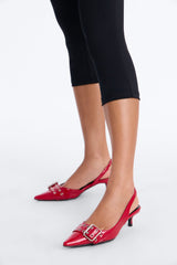 Women's Slingback Kitten Heels | Yvezi — 6