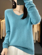 Ferna | Women's Relaxed-Fit V-Neck Knit Jumper — view 13