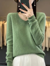 Ferna | Women's Relaxed-Fit V-Neck Knit Jumper — view 4