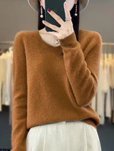 Ferna | Women's Relaxed-Fit V-Neck Knit Jumper — view 16