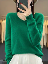 Ferna | Women's Relaxed-Fit V-Neck Knit Jumper — view 6