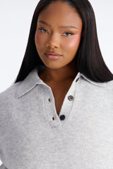 Women's Knit Polo Sweater — Collared | Yvezi — 8