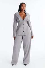 Women's Houndstooth Blazer — Long Sleeve | Yvezi — 6