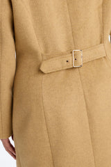 Women's Double-Breasted Wool Blend Coat | Yvezi — 10