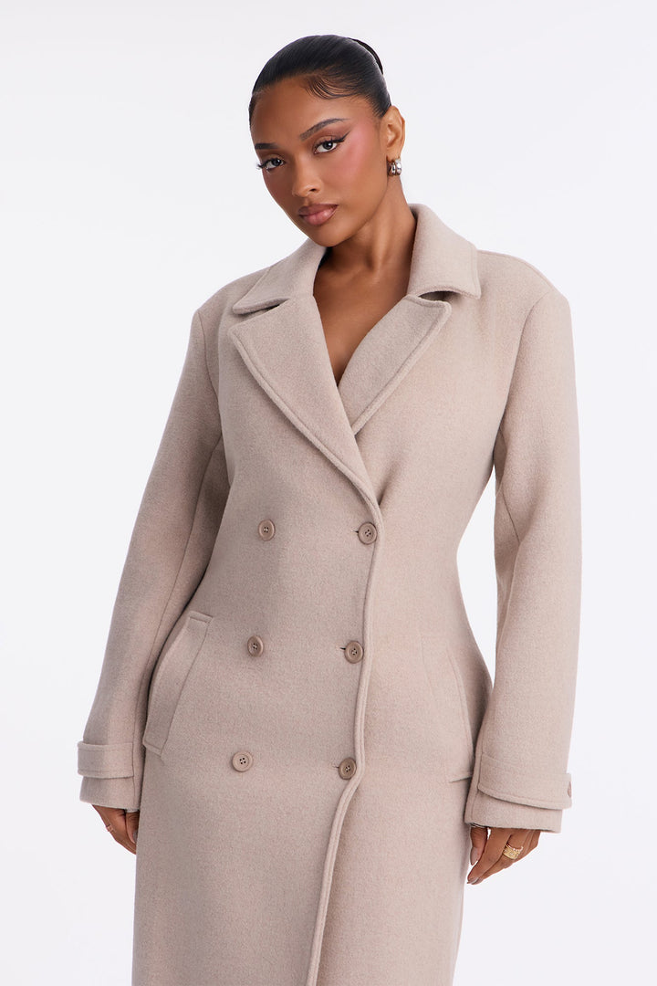 Women's Wool Blend Coat | Yvezi — 2