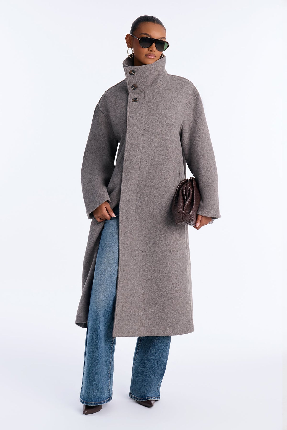 Women's Wool Blend Coat | Yvezi — 1