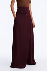 Women's Belted High-Waisted Pants — Wide Leg | Yvezi — 10