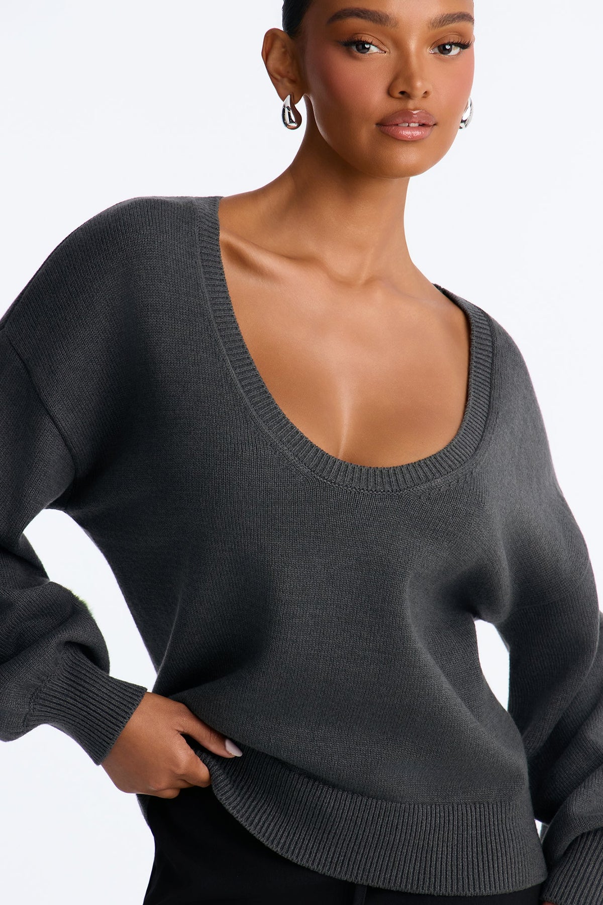 Women's Cotton Sweater — Long Sleeve | Yvezi — 3