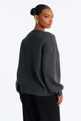 Women's Cotton Sweater — Long Sleeve | Yvezi — 4