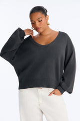 Women's Cotton Sweater — Long Sleeve | Yvezi — 5
