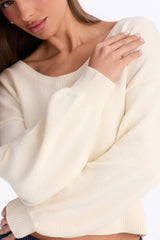 Women's Cotton Sweater — Long Sleeve | Yvezi — 11