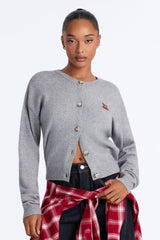 Women's Cardigan — Long Sleeve, Crew Neck | Yvezi — 4