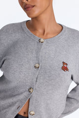 Women's Cardigan — Long Sleeve, Crew Neck | Yvezi — 6