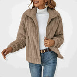 Élodisse | Women's Zip Front Long Sleeve Cardigan — view 6